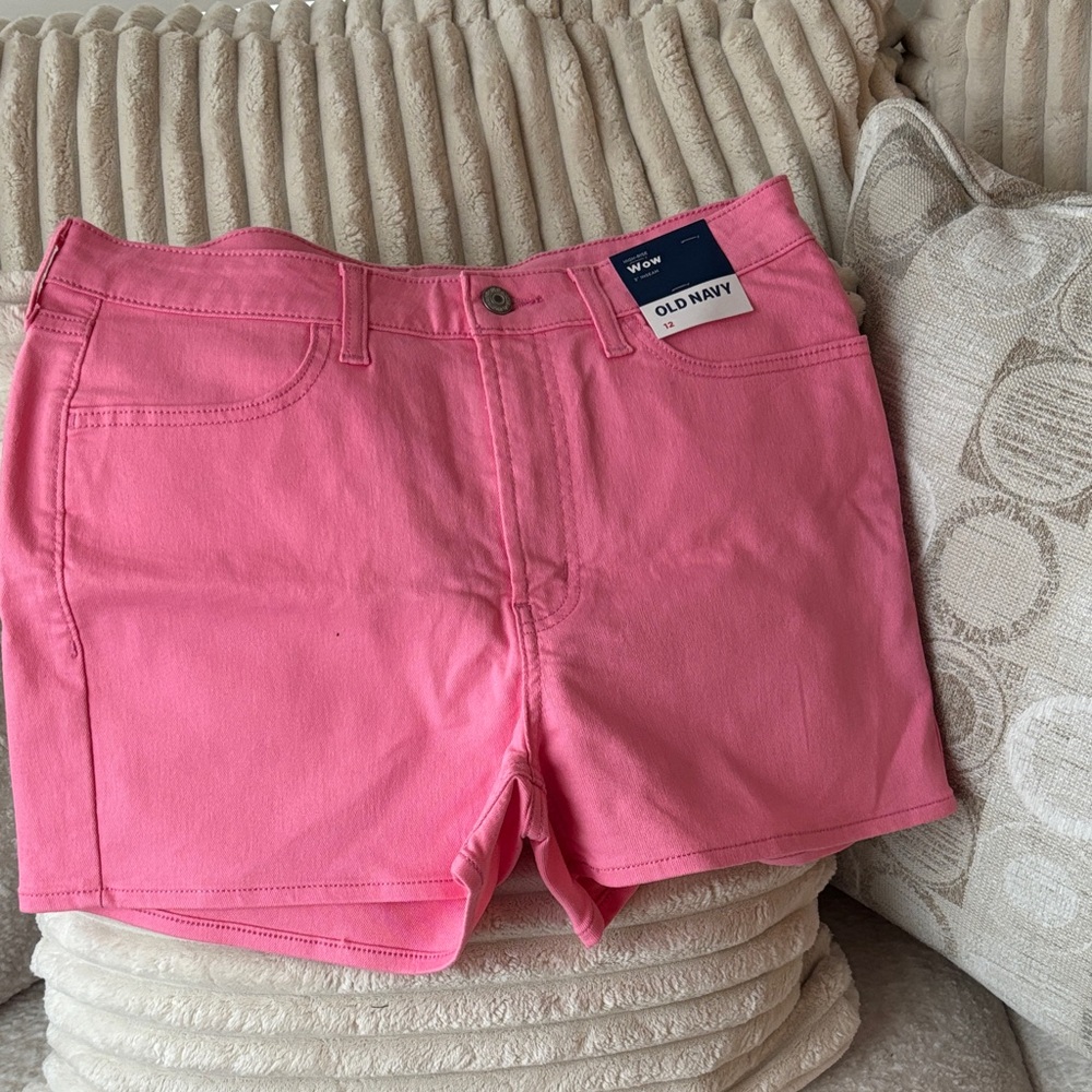 Old Navy Women's Bright Pink Jean Shorts